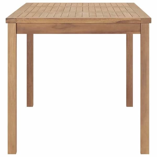 Maison Exclusive - Trädgårds matbord 160x80x77 cm i solid teakträ