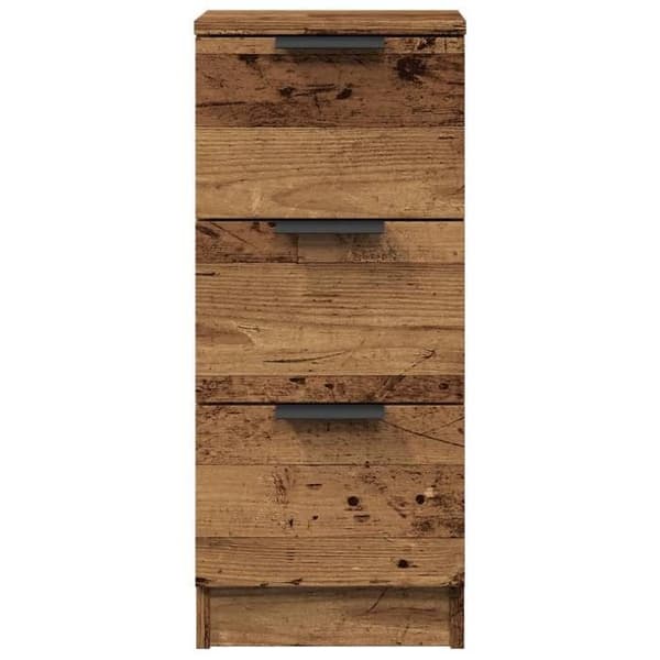 Maison Exclusive - Buffet gammel træ 30x30x70 cm ingeniørtræ