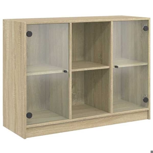 Maison Exclusive - Buffé ek sonoma 102x37x75,5 cm ingenjörsträ