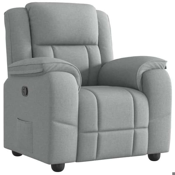 Maison Exclusive - Lätt grå recliner i tyg