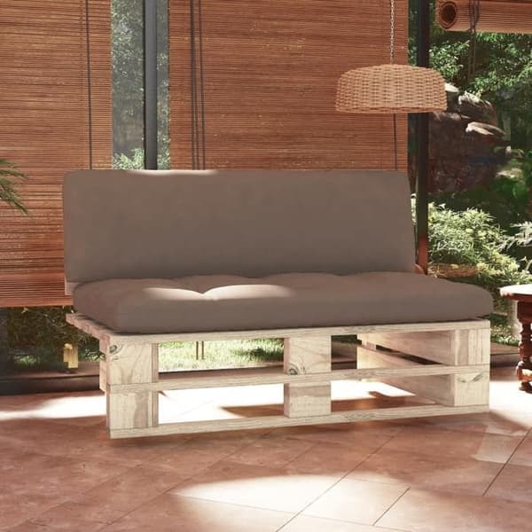Maison Exclusive - Central soffa trädgårdspalett impregnerad furu