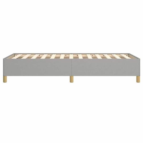 Maison Exclusive - Sengebund uden madras lys grå 90x190 cm stof