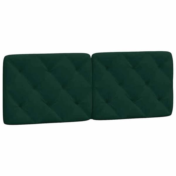 Maison Exclusive - Mörkgrön sänggavelkudde 140 cm sammet