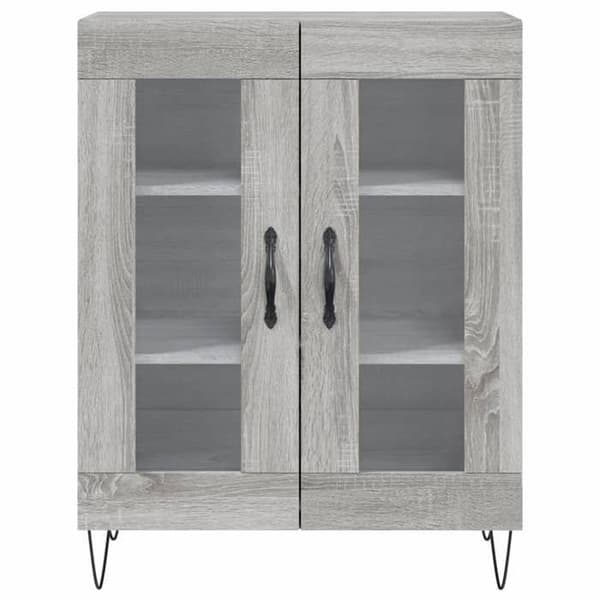 Maison Exclusive - Buffé Sonoma Grå 69,5x34x90 cm Ingenjörsträ