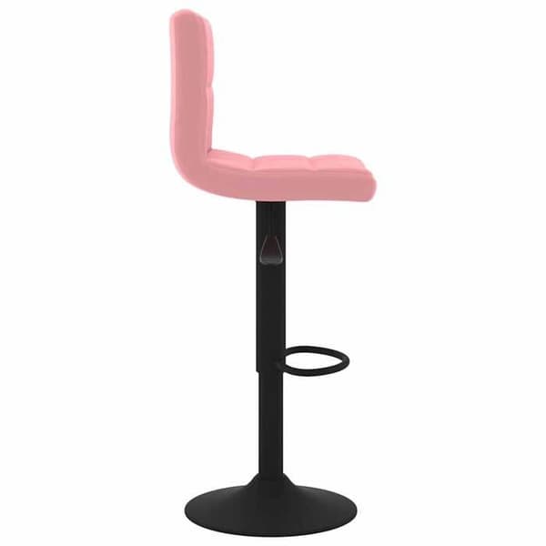 Maison Exclusive - Barstolar set om 2 rosa sammet
