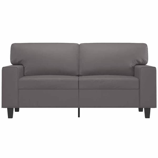 Maison Exclusive - 2-paikkainen harmaa sohva 120 cm keinonahkaa