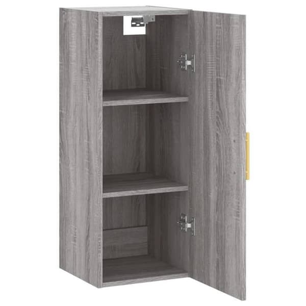 Maison Exclusive - Väggskåp sonoma grå 34,5x34x90 cm