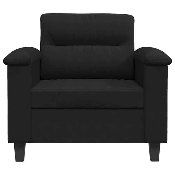 Maison Exclusive - Musta sohvatyyny 60 cm mikrokuitukangas