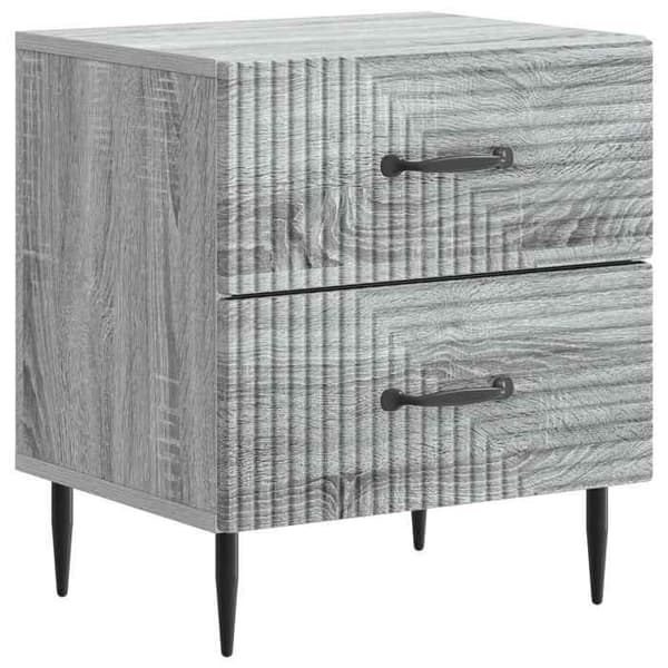Maison Exclusive - Natteskab Sonoma grå 43 x 34,5 x 47,5 cm