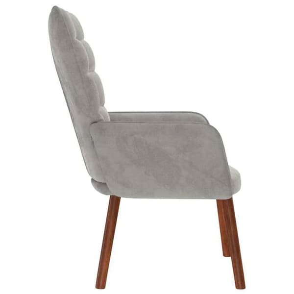 Maison Exclusive - Relax stol Lys grå Velour