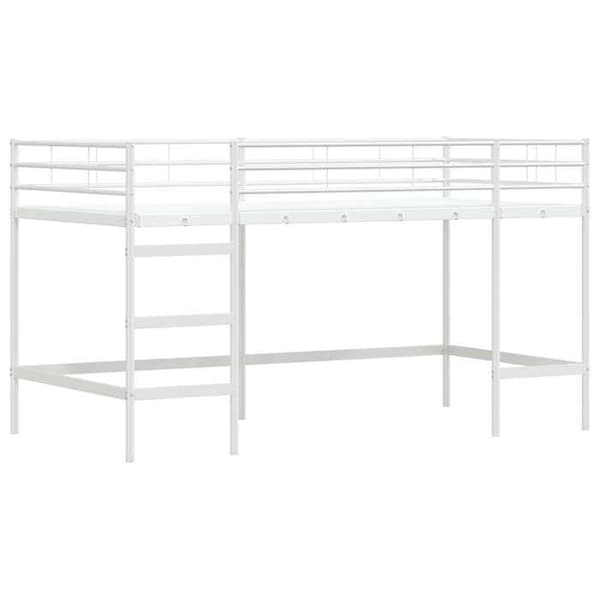 Maison Exclusive - Loftsäng för barn Vit 100 x 200 cm Stål Vit