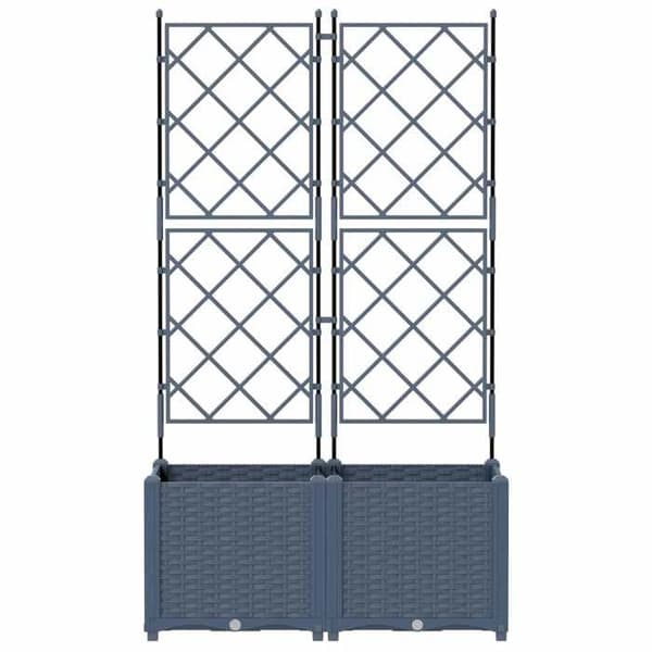Maison Exclusive - Havekrukke 2 stk Grå 80 x 40 x 143 cm PP