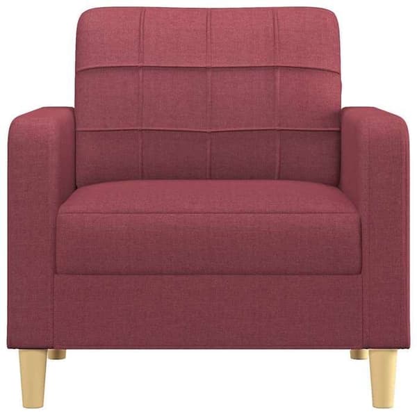 Maison Exclusive - Bordeaux punainen nojatuoli 60 cm kangasta
