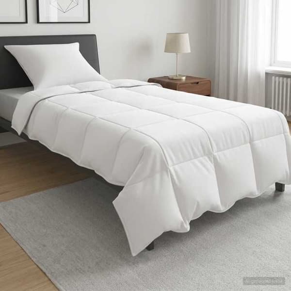 Maison Exclusive - Duvetset 2 pc 135 x 200 cm Vinter Bambus Vit