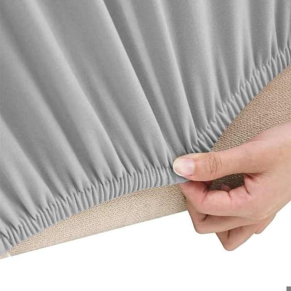 Maison Exclusive - Harmaa polyesterijersey-sohvan päällinen
