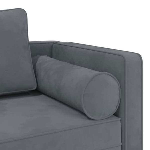 Maison Exclusive - Sengekøje med mørkegrå velourpuder