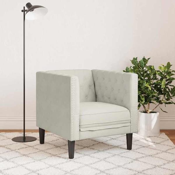 Maison Exclusive - Chesterfield-tuoli, kermaisen samettinen
