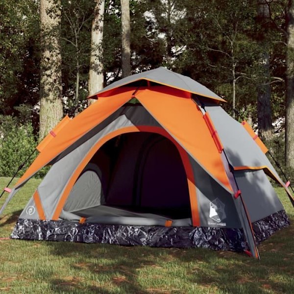 4 personers quick release dome campingtelt140 [cm] Grå