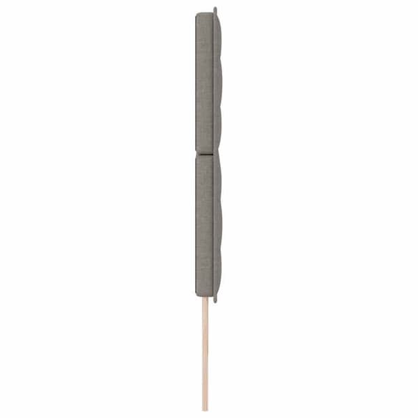 Maison Exclusive - LED-huvudgavel i taupe tyg Mol