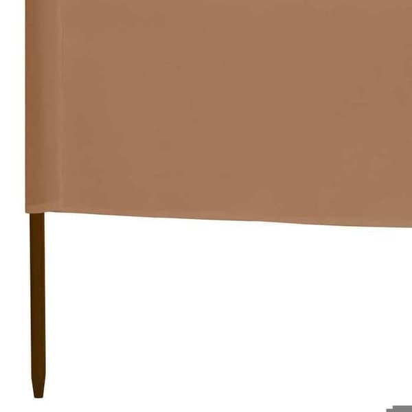 Maison Exclusive - 3-panelers skärm Tyg 400 x 80 cm Taupe Mol
