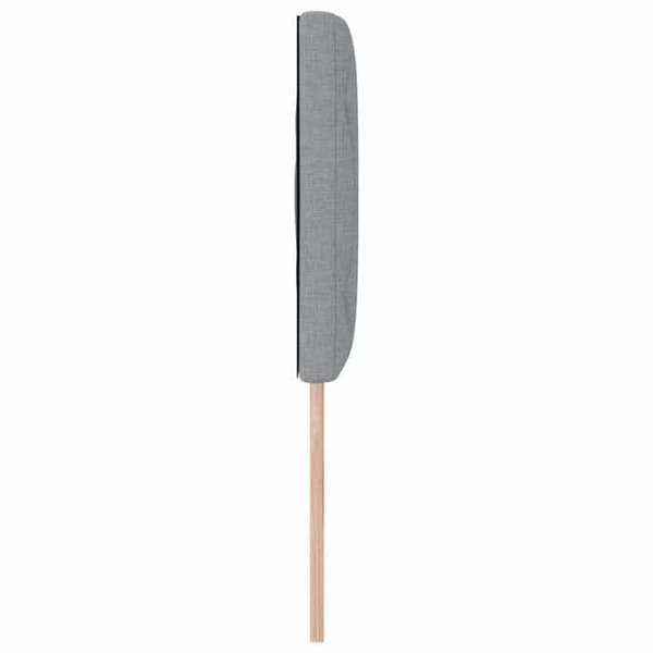 Maison Exclusive - Ljust grå sänggavel 144 cm tyg
