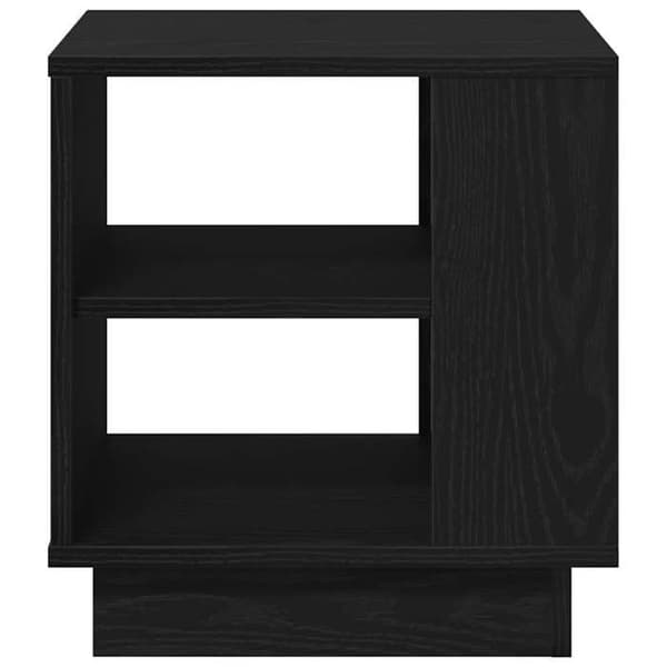 Maison Exclusive - Sofabord Eg sort 40 x 40 x 43 cm Ingeniørtræ svart ek