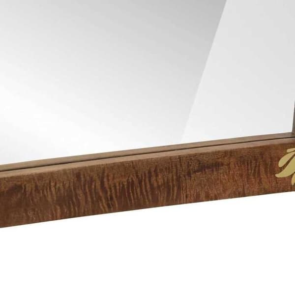 Maison Exclusive - Badeværelsesspejl Brun honning 70 x 50 x 2,5 cm