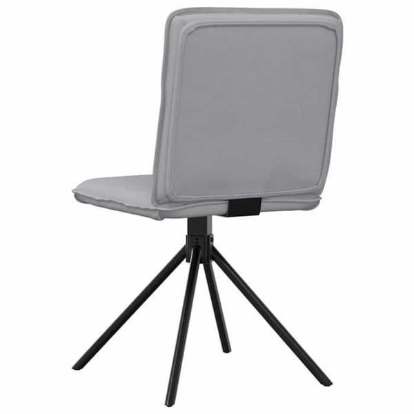 Maison Exclusive - Matstolar set om 2 ljusgrå tyg