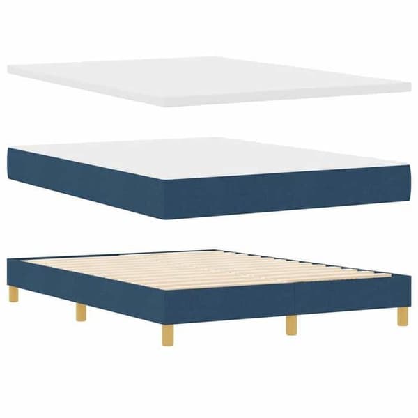 Maison Exclusive - Jousipatja sinisellä tyynyllä 160 x 200 cm kangas Blå
