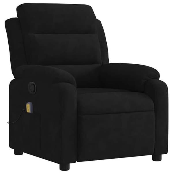 Maison Exclusive - Musta samettinen hierontatuoli