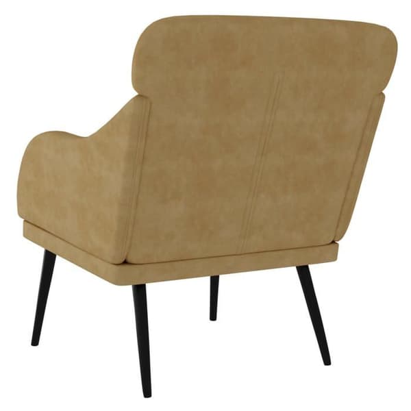 Maison Exclusive - Fåtölj Brun 63x76x80 cm Sammet