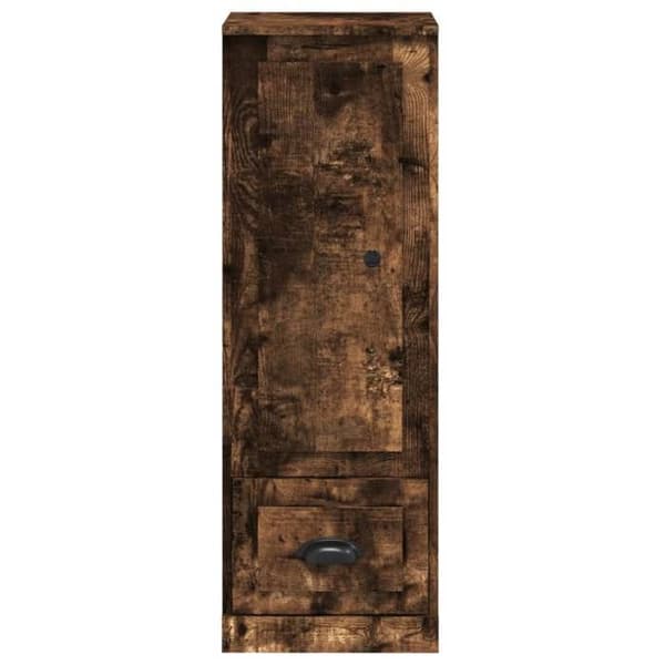 Maison Exclusive - Buffé hög rökig ek 36x35,5x103,5 cm ingenjörsträ