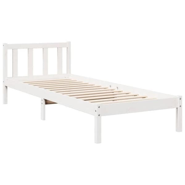 Maison Exclusive - Extra lång sängram utan madrass 90x210 cm massiv furu