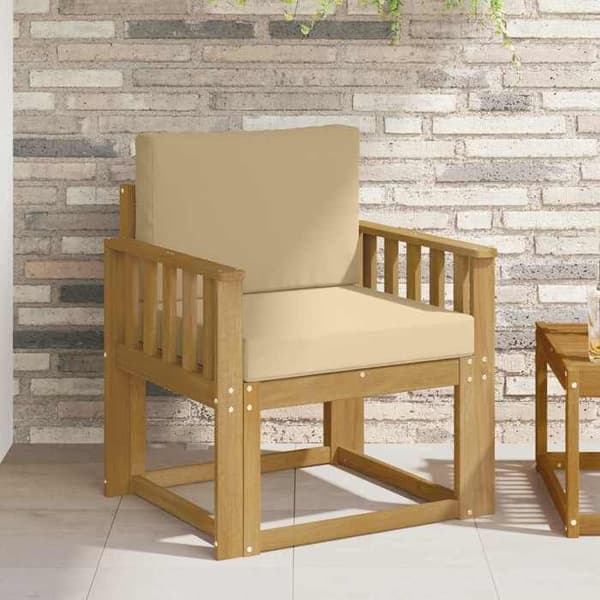 Maison Exclusive - Udendørs Sofa i Polyester Hvid og Beige