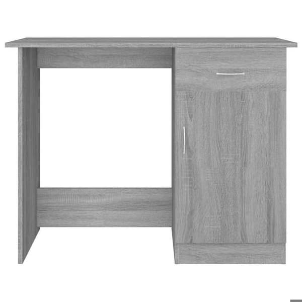 Maison Exclusive - Kontor Sonoma grå 100x50x76 cm Ingenjörsträ