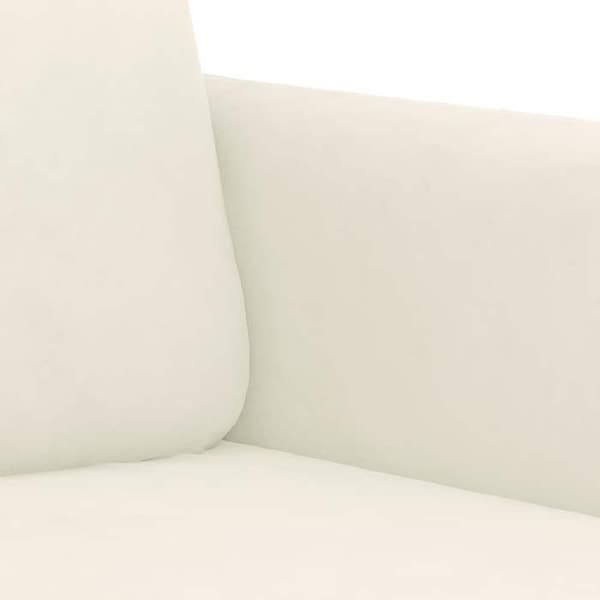 Maison Exclusive - 2 kpl:n sohvasetti, jossa samettiset vaaleanbeige tyynyt