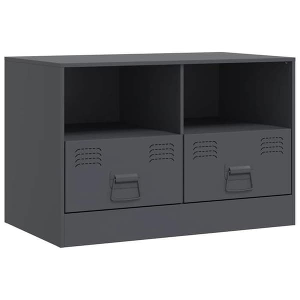 Maison Exclusive - TV-möbel antracit 67x39x44 cm stål