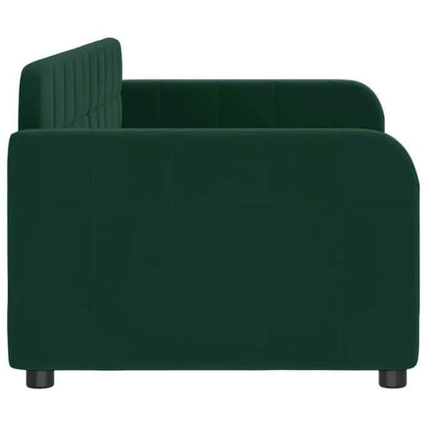 Maison Exclusive - Sängsoffa utan madrass mörkgrön 80x200 cm sammet Mörkgrön