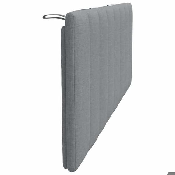 Maison Exclusive - Huvudgavelkudde Hanko ljusgrå 120 cm tyg ljusgrått