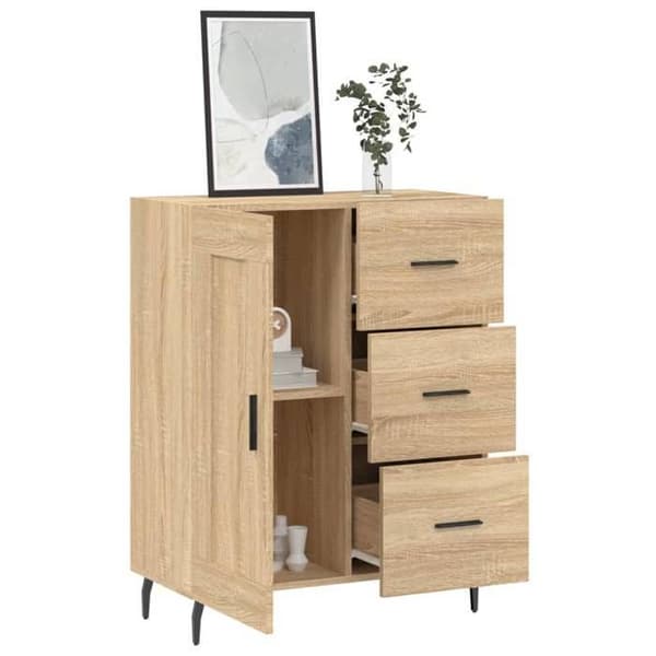Maison Exclusive - Buffet i sonoma eg 69,5x34x90 cm ingeniørtræ