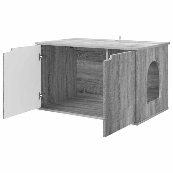 Exklusivt hus - Hus för katt Grå Sonoma 85 x 55 x 50,5 cm Gris Sonoma