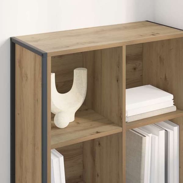 Bibliotek - EKSKLUSIV HUS - 99,5x30x108,5 cm - Ingeniørtræ - Industriel - Brun
