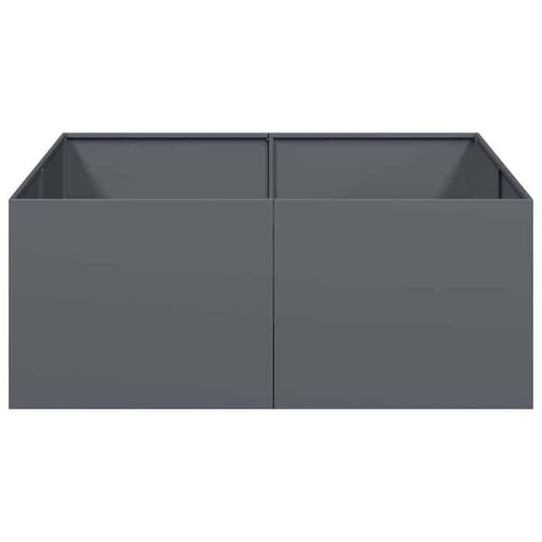 Maison Exclusive - Anthracite kruka 100x100x40 cm stål