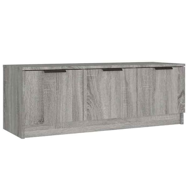Maison Exclusive - TV-møbel Sonoma grå 102x35x36,5 cm Ingeniørtræ