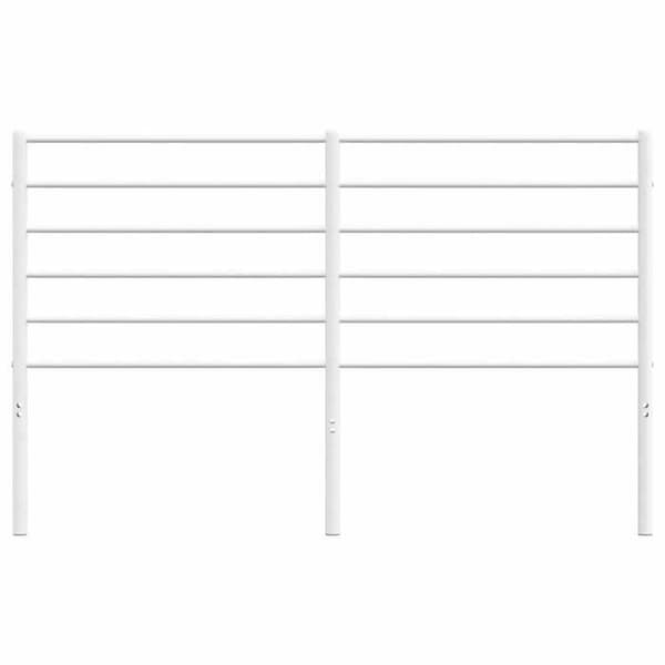 Maison Exclusive - Erstatnings hovedgærde metal hvid 135 cm