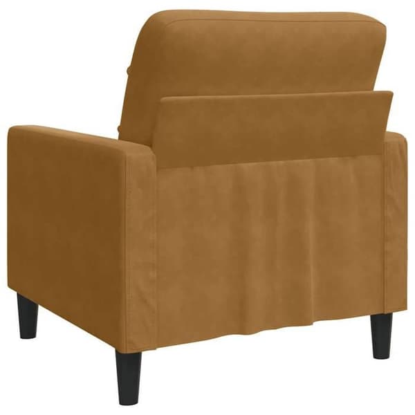 Maison Exclusive - Ruskea nojatuoli 60 cm samettia