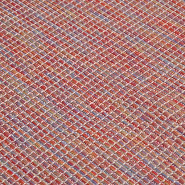 Maison Exclusive - Utomhusmatta med platt väv 200x280 cm Röd