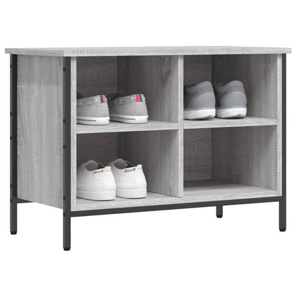 Maison Exclusive - Skoskab sonoma grå 69x35x50 cm ingeniørtræ