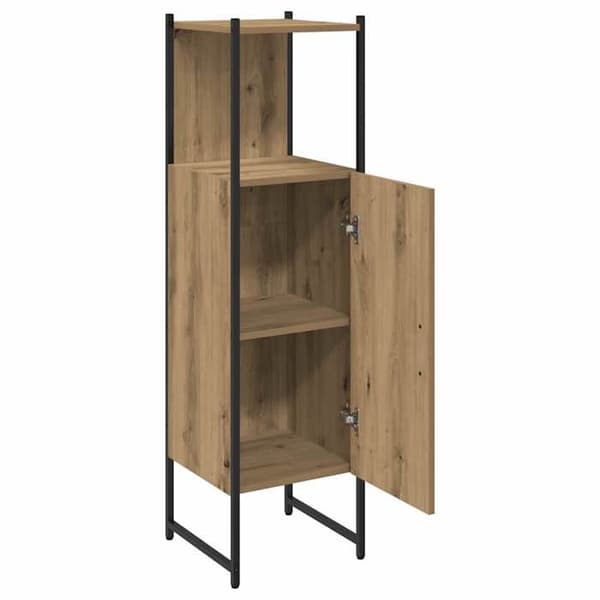 Maison Exclusive - Badeværelsesskab i håndlavet eg 33x33x120,5 cm