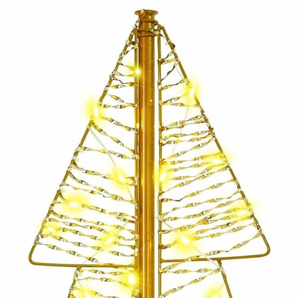 Maison Exclusive - Julgran 100 LED Varm vit 120 cm PET Varm vit (ljus)